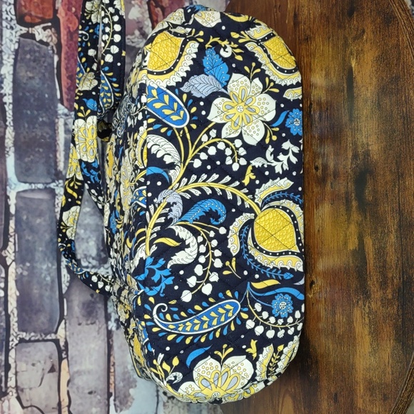 Vera Bradley "Ellie Blue" Go Round Tote Bag - Picture 8 of 10